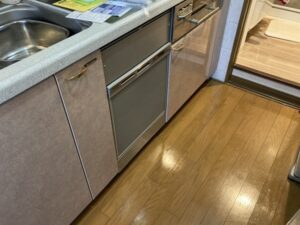 兵庫キッチン取付け隊　食洗機の無理やりリフォーム術　施工後